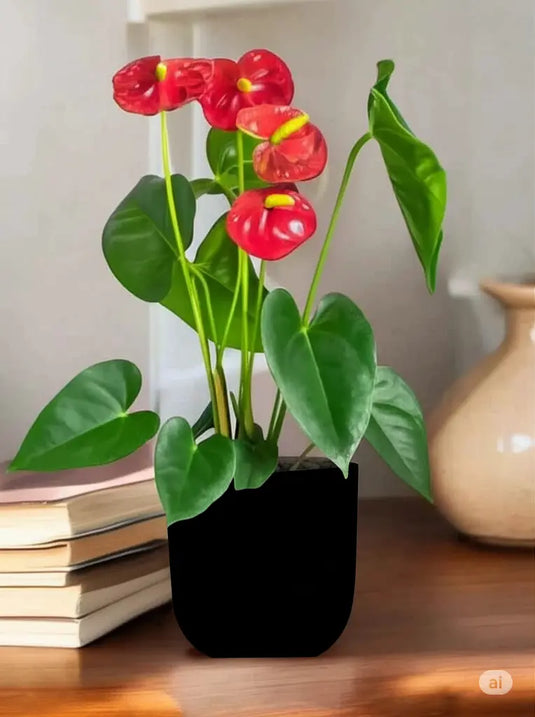Flamingo Red Plant | Flowering Indoor Plant | Home and Office | Online UAE Plants