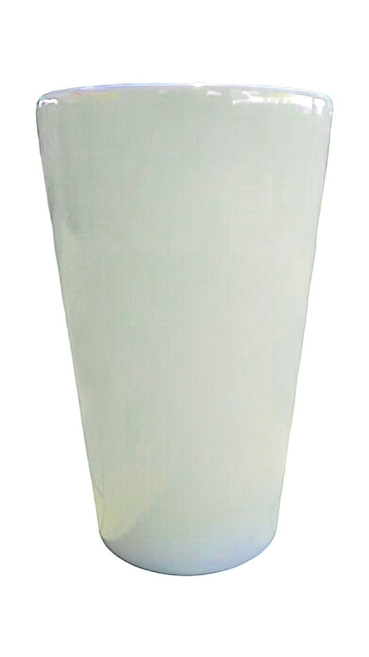 Tall White Ceramic Pot - Freshplants